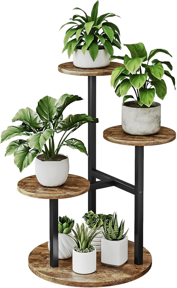 INGIORDAR Plant Stand Indoor Outdoor Corner Flower Stands Multiple Flower Pot Holder