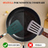Silicone Spatula Set of 2 - Tenta Kitchen Slotted Angle Spatula, Round Pancake Spatula, Heat Resistant