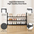 Closet 12-15 3 VILICK Shoe Rack for Shoe Organizer Space Saver Storage for Pair Shoe Shelf with Hook Free Standing Tier