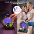 Northern Lights Projector, Galaxy Projector with Plasma Ball, White Noise Machine, Bluetooth Speaker, Timer Alarm