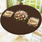 Moosfor Round Spandex Tablecloth, Elastic Fitted Waterproof Tablecloths for 36"-44" Tables, Stretch