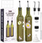 COOLMI Oil and Vinegar Dispenser Set - 17oz/500ML Premium Glass Olive Oil