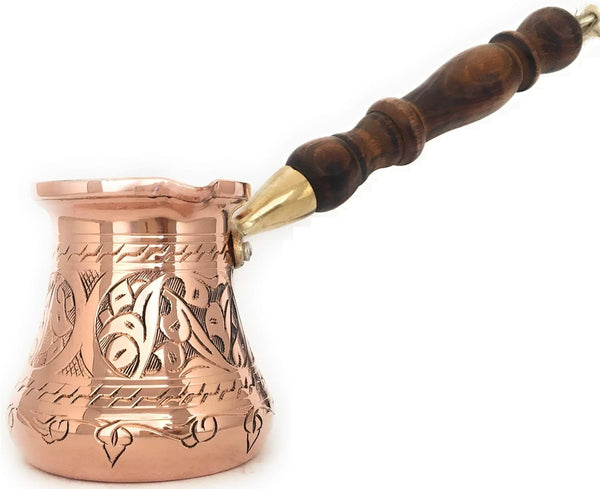 The Silk Road Trade PC Series (Small- 6 fl oz) - Thickest Solid Copper Engraved Turkish