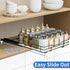 Pull Out Spice Rack, Slide Out Organizer for Kitchen and Pantry, Fits Spices, Sauces, Canned Food