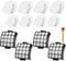 Shark AZ3002 Filters for AZ3000 AZ3000W Stratos DuoClean PowerFins Vacuum, 4 Post-Motor Filters, 8 Foam Filters