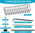 ElegantArray 8-Tier Pantry Door Oragnizer, Over The Door Pantry Organizer Rack and Storage, Hanging Spice Rack Shelves