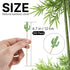 PuTwo - 100pcs Handmade Bamboo Cocktail Picks 4.7” in Green Cacti