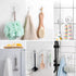 HangerSpace Suction Cup Hooks, 12 Packs Clear PVC Suction Cups with Metal Hooks for Kitchen Bathroom Shower