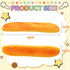 hongliang Lifelike Artificial French Baguette Bread, Fake Long Loaf Simulation Model for Kitchen Window Display, Photo