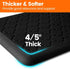TranquilRelax 4/5 Inch 17.3"x 47" Thick Anti-Fatigue Kitchen Mat Water Resistant Non-Slip Kitchen Floor Mat Ergonomic
