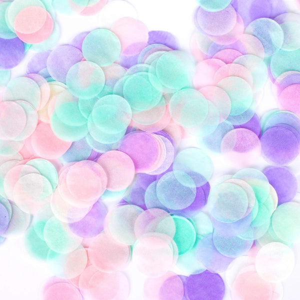 Whaline 1 Inch Paper Confetti - Round Tissue Confetti, 6000 Pieces for Party, Wedding, Holiday, Birthday