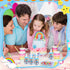4Dozens 10pcs MACTING Baby Bottle for Baby Shower Favors, Mini Candy Bottles with Artificical Flowers for Boys Girls