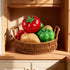 Meiwlong 6Pcs Mix Fake Vegetables Bell Peppers,Potato,Tomato,Realistic Artificial Vegetable for Home Decoration,Fake
