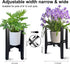 Sholramo 8.2-11.8 8.2-11.8in) Adjustable Plant Stand Indoor Bamboo Mid Century Modern Plants Stand Corner Plants Flower