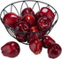 Toopify 16PCS Artificial Red Apples, Red Delicious Faux Apples, Plastic Fruit, Fake