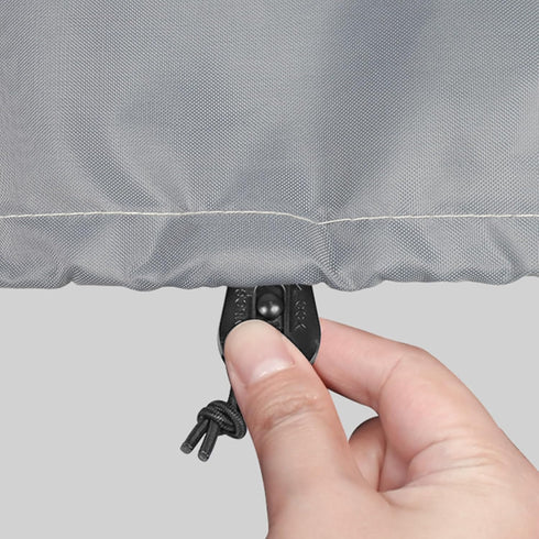 18L 18W 17H inch Patio Ottoman Cover, Waterproof Outdoor Square Furniture Cover for Side & End Table x x