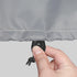 18L 18W 17H inch Patio Ottoman Cover, Waterproof Outdoor Square Furniture Cover for Side & End Table x x