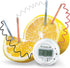4M 12 Count (Pack 1) Kidzlabs Lemon Powered Clock, Chemical Electrical Science Lab Experiment - STEM Toys Educational