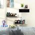 9 Inch Set 4 Acrylic Floating Shelf No Drill Adhesive Wall Shelf of for Funko Pop Storage, Floating Shelves Damage-Free