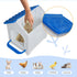 CSQOO Chicken Nesting Box, Waterproof Hens Nesting Boxes with Chicken Nesting Pads for Laying Eggs, Wall Mount Nesting