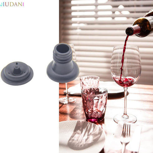 Pack 6 Wine Saver Vacuum Stoppers of Rubber Wine Stoppers, for Wine Saver Vacuum Pump Preserver, Bottle Rubber Corks