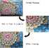 Floral Bath Mat, Spring Flower Microfiber Memory Foam Bathroom Decor Mat with Non-Slip Backing