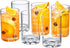 Amazing Abby - Liberty - 10-Ounce Plastic Tumblers (Set of 6), All-Clear Reusable Plastic Drinking Glasses, BPA-Free,