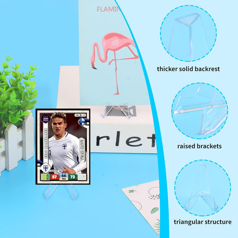 28 Packs Card Display Stand for Sports Cards, Trading Card Stand, Acrylic Material, 2.1 Inch Tall
