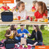 opux Insulated Lunch Bag for Kids, Leakproof Small Reusable Compact Soft Mini Cooler Bag (Navy)