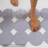 Patented Non Slip Bathtub Mat with Strong Suction Cups, Soft Natural Rubber Bath Mat for Inside Tub