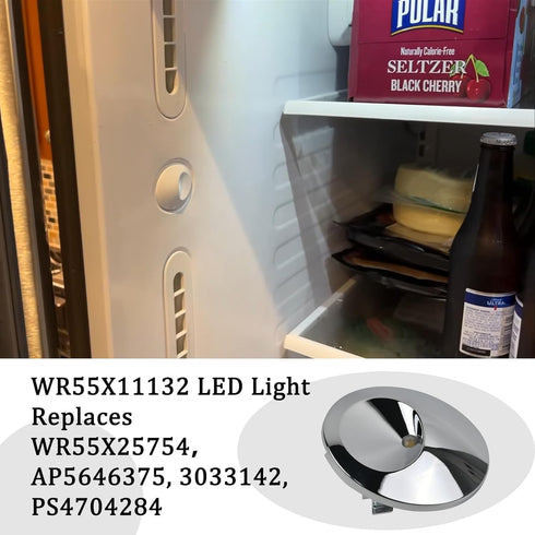 WR55X26487 Compatible GE Refrigerator Light WR55X11132 WR55X30603