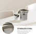 Hemoton Tea Strainer Insert with Lids, Stainless Steel Tea Infuser, Metal Teapot Replacement Mesh Strainer Accessories