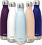 MIRA 17 oz Insulated Water Bottle - Stainless Steel Cola Shape Thermos - Double Wall Flask (24Hr Cold/12Hr Hot) - Pearl