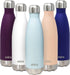 MIRA 17 oz Insulated Water Bottle - Stainless Steel Cola Shape Thermos - Double Wall Flask (24Hr Cold/12Hr Hot) - Pearl