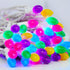 50 17FT BOHON Easter Decorations, Easter Lights String Plug in, LED Multi Color Christmas Lights, White Wire Fairy
