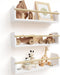 Decorative Nursery Bookshelves for Kids - Set of 3 Easy to Install