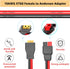XT60 Female Head to 45A Anderson Connector Adapter, 10AWG Cable for Outdoor Power Banks and Solar Panels (2M/6.6FT)