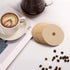 400 Count Natural Unbleached Percolator Coffee Filters, 3.75in Disposable Disc Filters for Home, Office, Camping