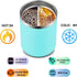 12oz/8Pack 8 Pack) MEWAY Insulated Stainless Steel Reusable Mug, Double Wall Durable Coffee Cup, Powder Coat