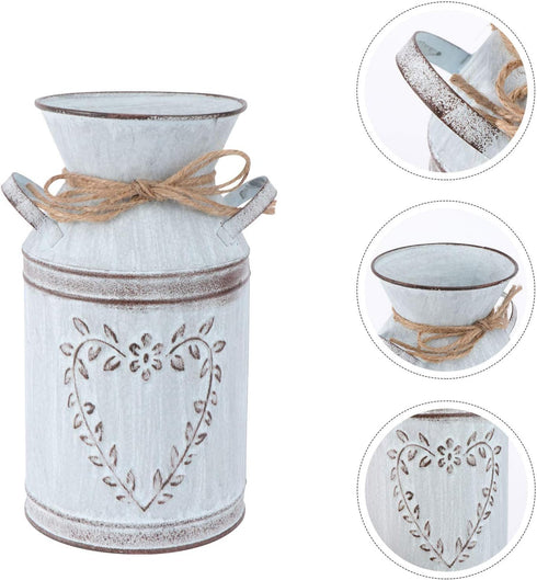 Happyyami 1pc Elegant Iron Heart Pattern Plant Holder, Unique Flower Pot for Home Decoration, Stylish Garden Ornament