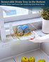 Countertop 304 Consumest Sponge Holder for Kitchen Sink - Movable Sink Caddy for Organizer, Stainless Steel Sponge