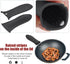 2 Pack Silicone Pan Handle Sleeve, Heat Resistant Cast Iron Skillet Handle Covers for Kitchen Cookware