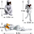 BEY-DMLS Reading Lady Statue, Lady Statue Decorative Female Figurine Thinker Statue Aesthetic Sculpture for Room Decor