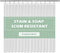 Clear Shower Curtain Liner by EHZNZIE, 72x72 Inches, Lightweight PEVA, Waterproof with 12 Rust Proof Grommets