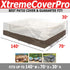 140D 70W 30H 520D 140x70x30 armless 140 70 30 x x UV-proof Waterproof Furniture Patio Cover beige brown two tone