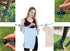 2 Pack Portable Clothesline with 12 Clothespins, Windproof Retractable Elastic Laundry Line for Drying