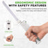NutriChef Cordless Electric Knife | Lightweight with Contoured Grip Handle | Carve Turkey, Meats, Bread, Cheese & More