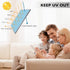 HooTown One Way Window Tint for Home, Daytime Privacy Mirror Film, Static Non-Adhesive, Heat Control, Anti UV (Silver,
