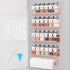 Magnetic Spice Rack with Jars Magnetic Spice Rack for Refrigerator 24 Spice
