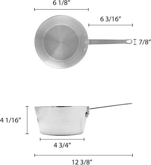 Thunder Group ALSKSS001 Sauce Pan, 1-1/2 Qt, 6-1/4" Dia. X 3-7/8"H